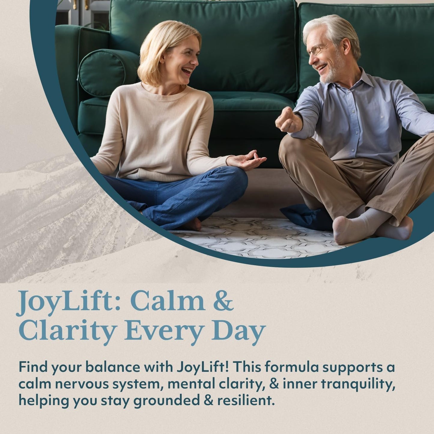 Ayurvedic Joylift Herbal Supplement with Saffron, Berberine, St. John’s Wort - Promotes Calm & Positive Outlook - 60 Capsules