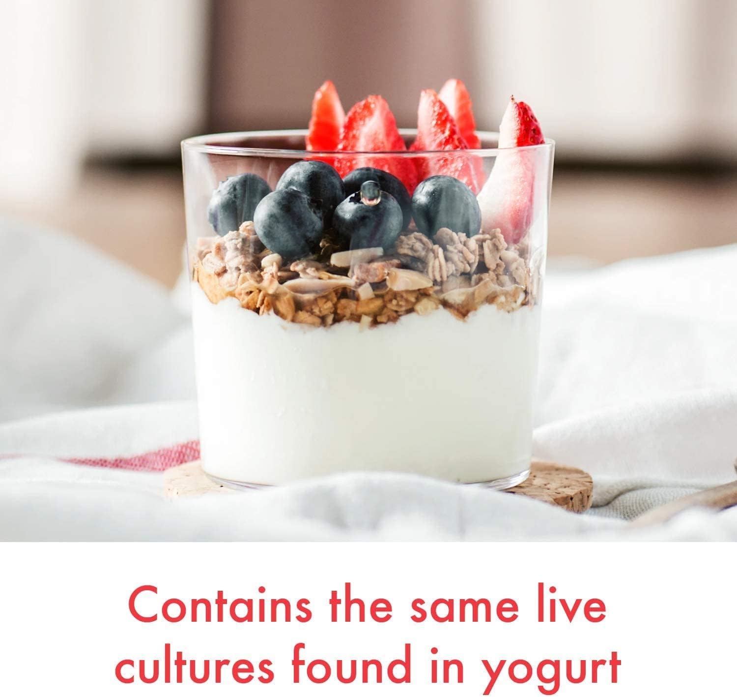 BACID Daily Probiotic Capsules with Bacillus Coagulans for Digestive Health - 100 Count