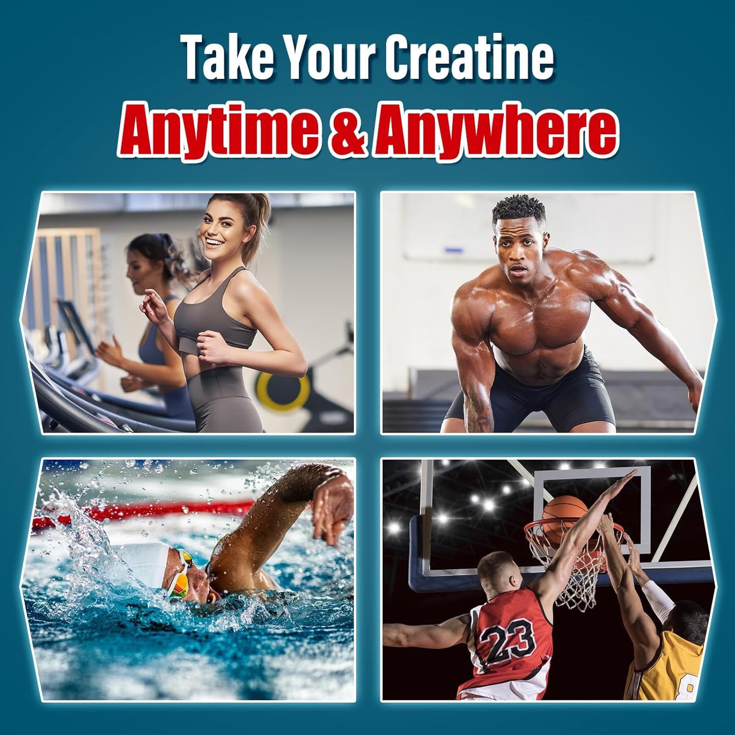 Bageto Creatine Monohydrate Gummies - 5g Muscle Growth & Recovery - Preworkout Vegan Gummies - Strawberry Flavor - 60 Count