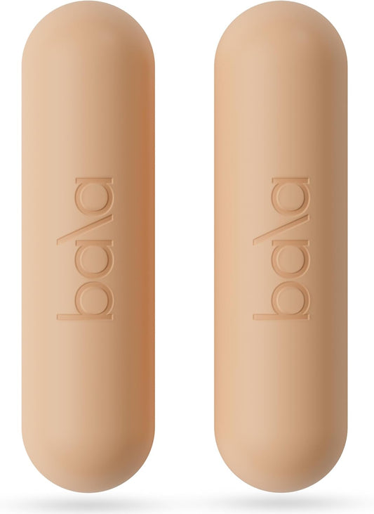 Bala Bars 3lb Dumbbell Set for Strength Training and Aerobics Workouts at Home - Set of 2 Bars for Men and Women