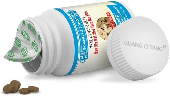 BalanceEZ Vertigo Relief Supplement - Ban Xia Bai Zhu Tian Ma Pian - ActiveHerb Guang Ci Tang - 1 Bottle