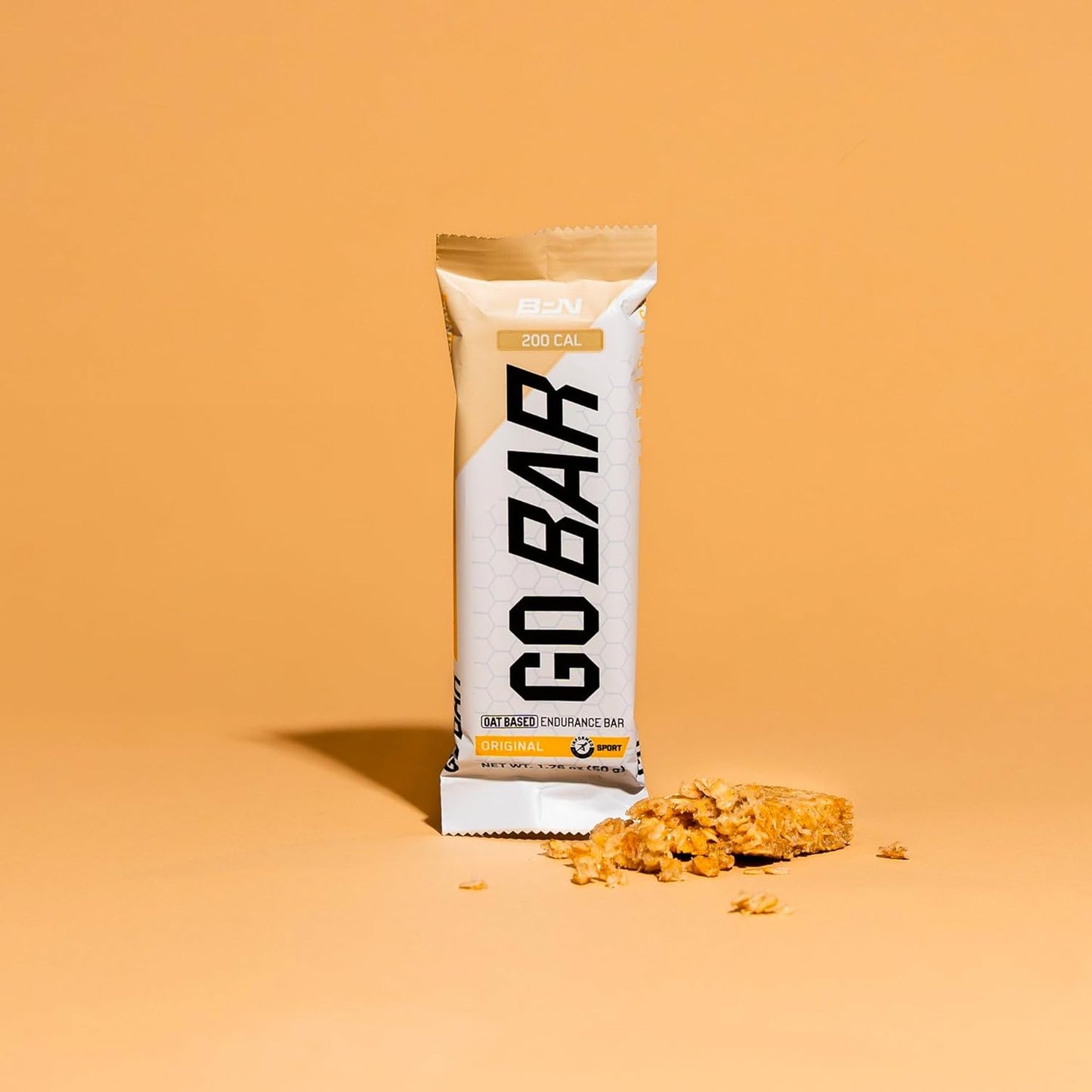 Bare Performance Nutrition BPN Go Bar: Original Oat Endurance Training Snack, 36g Carbs, 200 Calories, 12 Bars