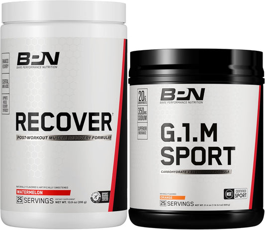 BARE PERFORMANCE NUTRITION BPN Recovery & G1M Orange Combo Pack