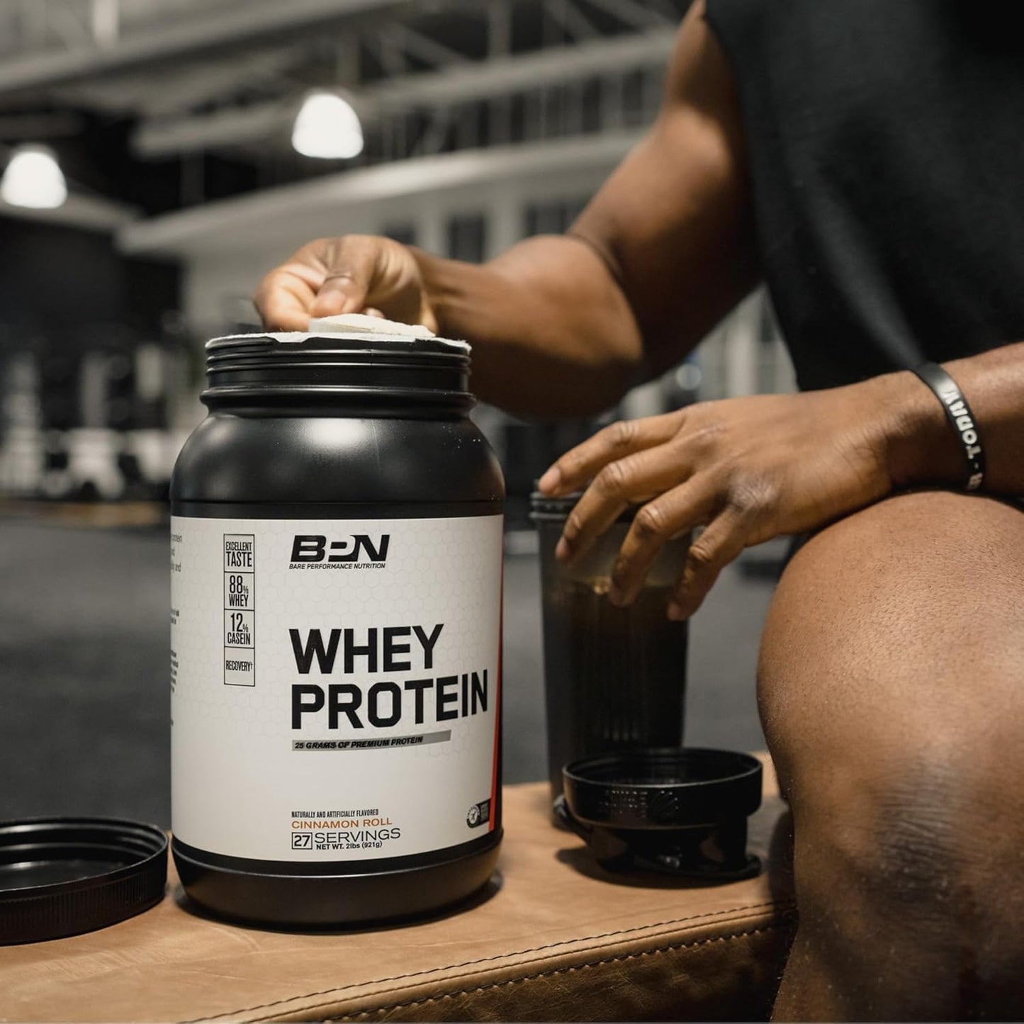 Bare Performance Nutrition BPN Whey Protein Powder with Native Micellar Casein for Amazing Mixability in Pumpkin Spice Flavor