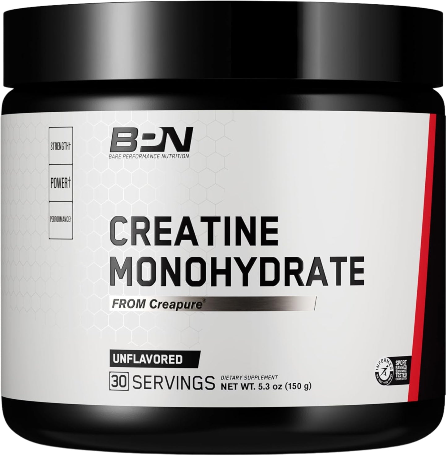 Bare Performance Nutrition Recover & Creatine Monohydrate Bundle - 30 Servings