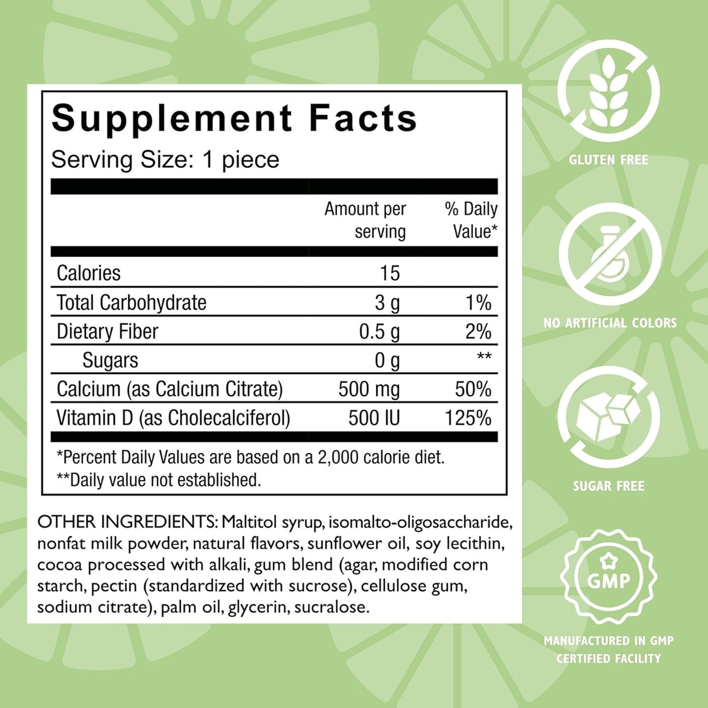 Bariatric 500mg Calcium Citrate Soft Chews with Vitamin D3 for Gastric Bypass - Cafe Mocha Flavor (90 Chews) - BoostGo Australia