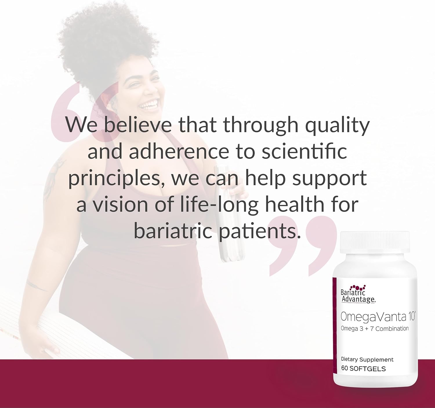 Bariatric Advantage OmegaVanta 10 Omega Fish Oil Softgels - EPA & DHA Enriched - Heart Health Support - Natural Lemon Flavor - 60 Enteric Softgels