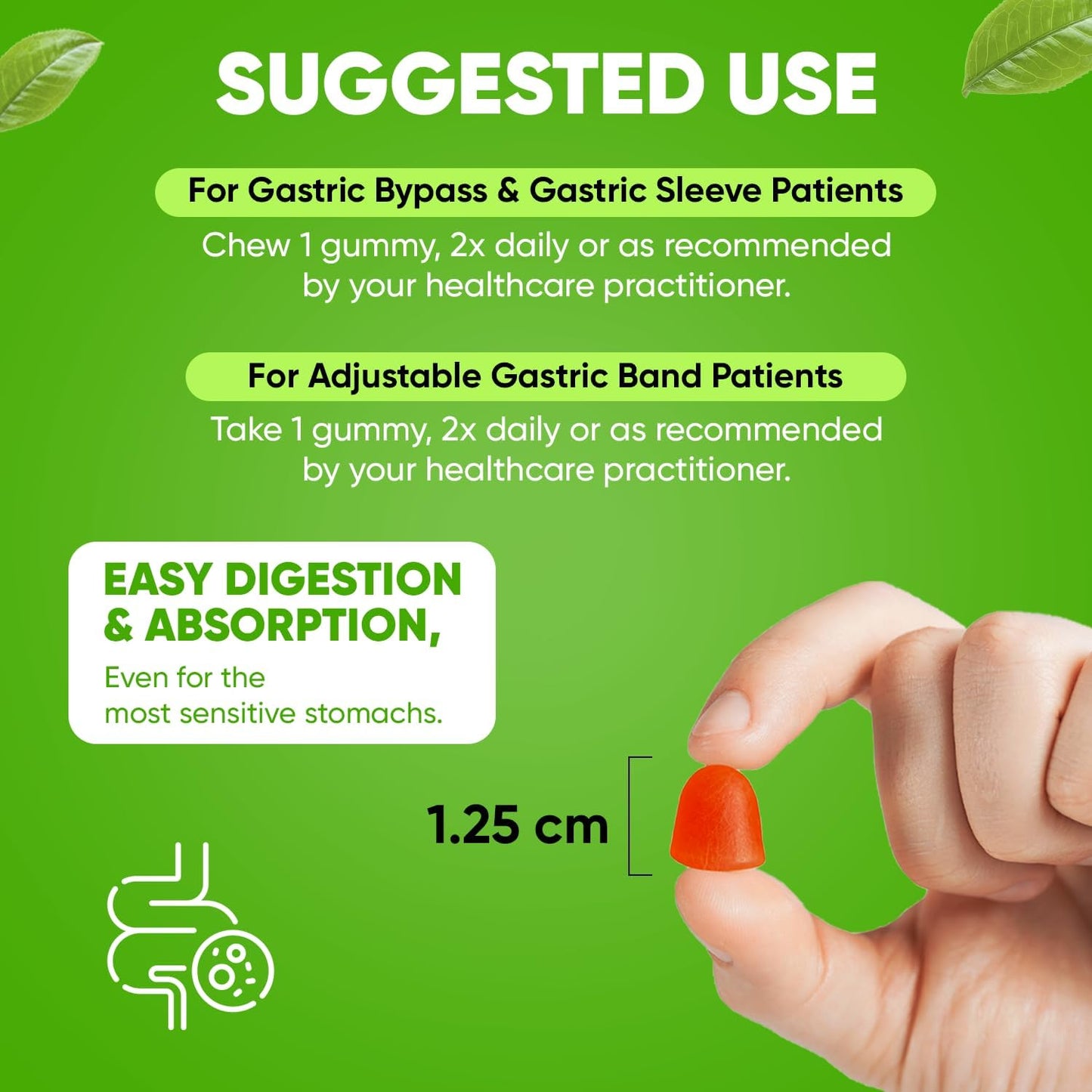 BariSlim Bariatric Vitamin D-3 Gummies - 90 Fruit Chews for Post Weight Loss Surgery Patients - Easy to Digest Fruit Flavors - BoostGo Australia