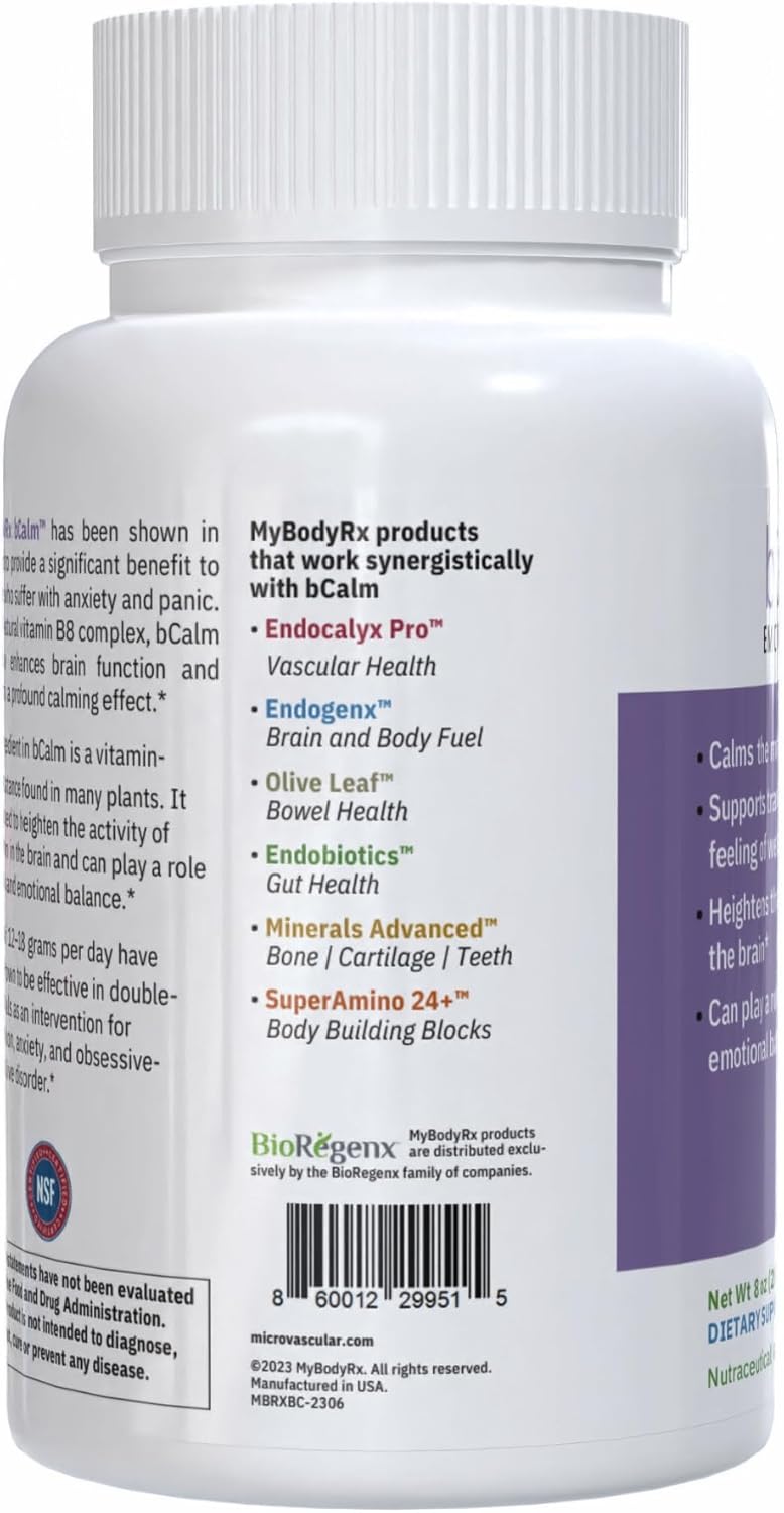 bCalm Inositol Vitamin B8 Supplement by MYBODYRX