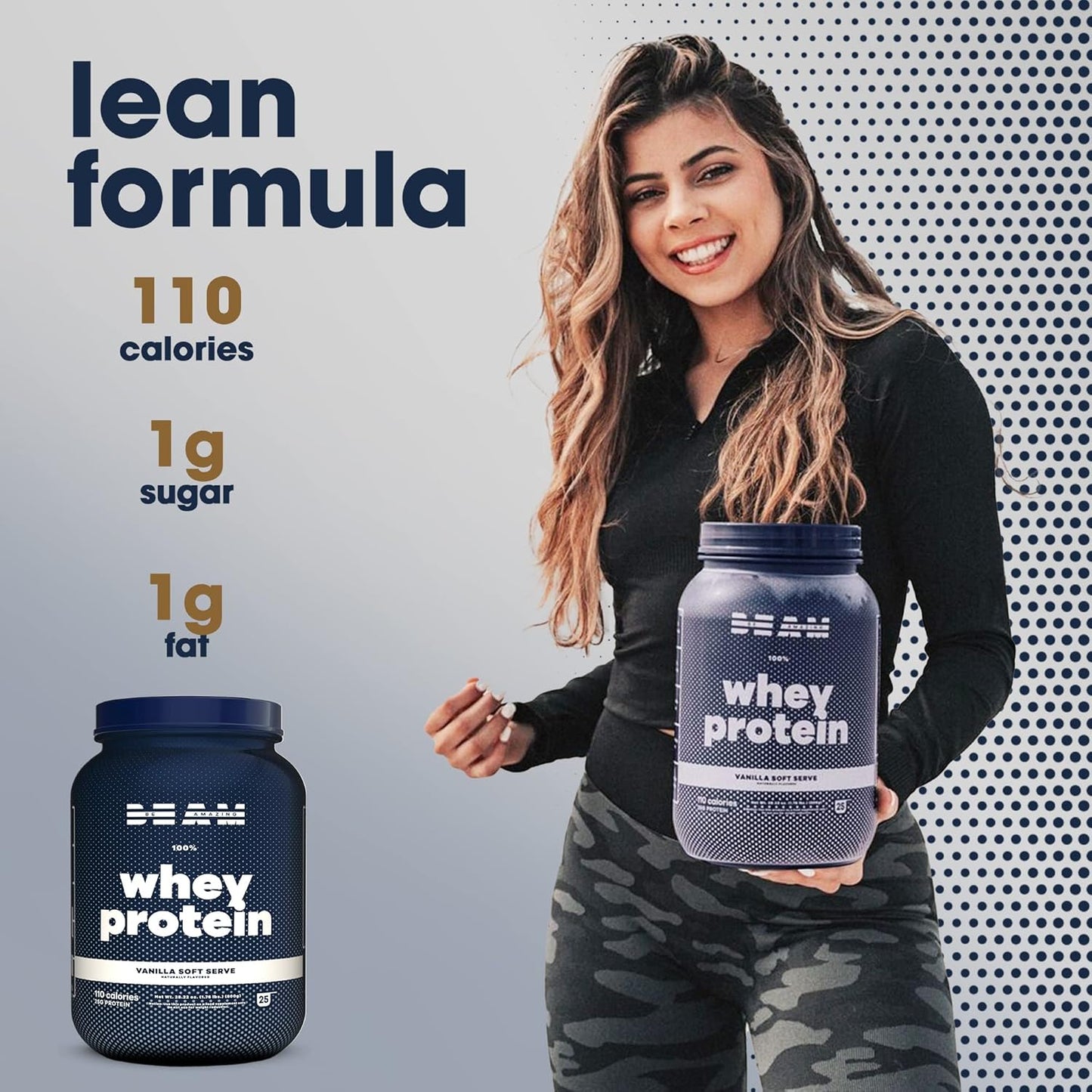 Be Amazing Whey Protein Isolate Powder - Gluten & Soy-Free Muscle Support Shake with Digestive Enzymes - Fruity Cereal Flavor - 25 Servings