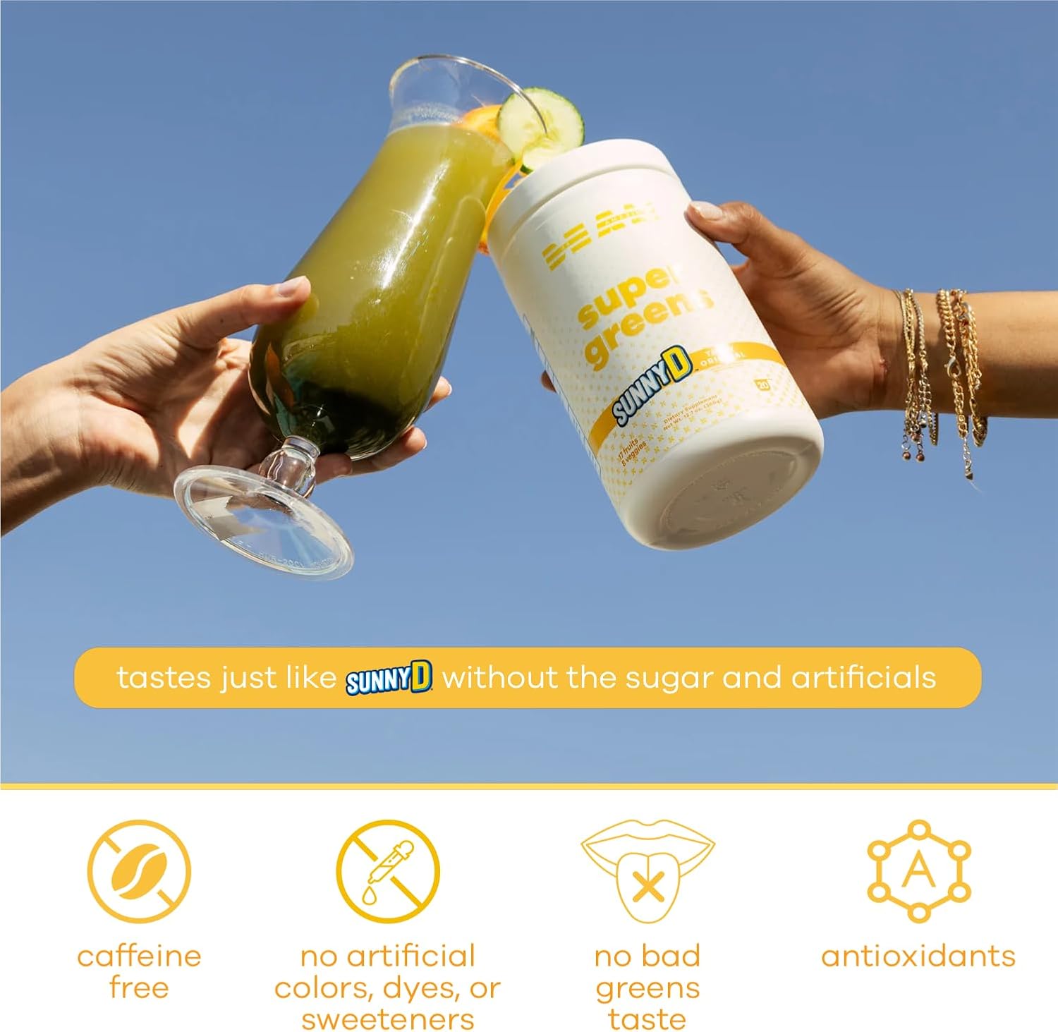 BEAM Be Amazing Super Greens Powder: Energy Boost with Prebiotics & Antioxidants - Gluten-Free Juice Mix, 25 Servings