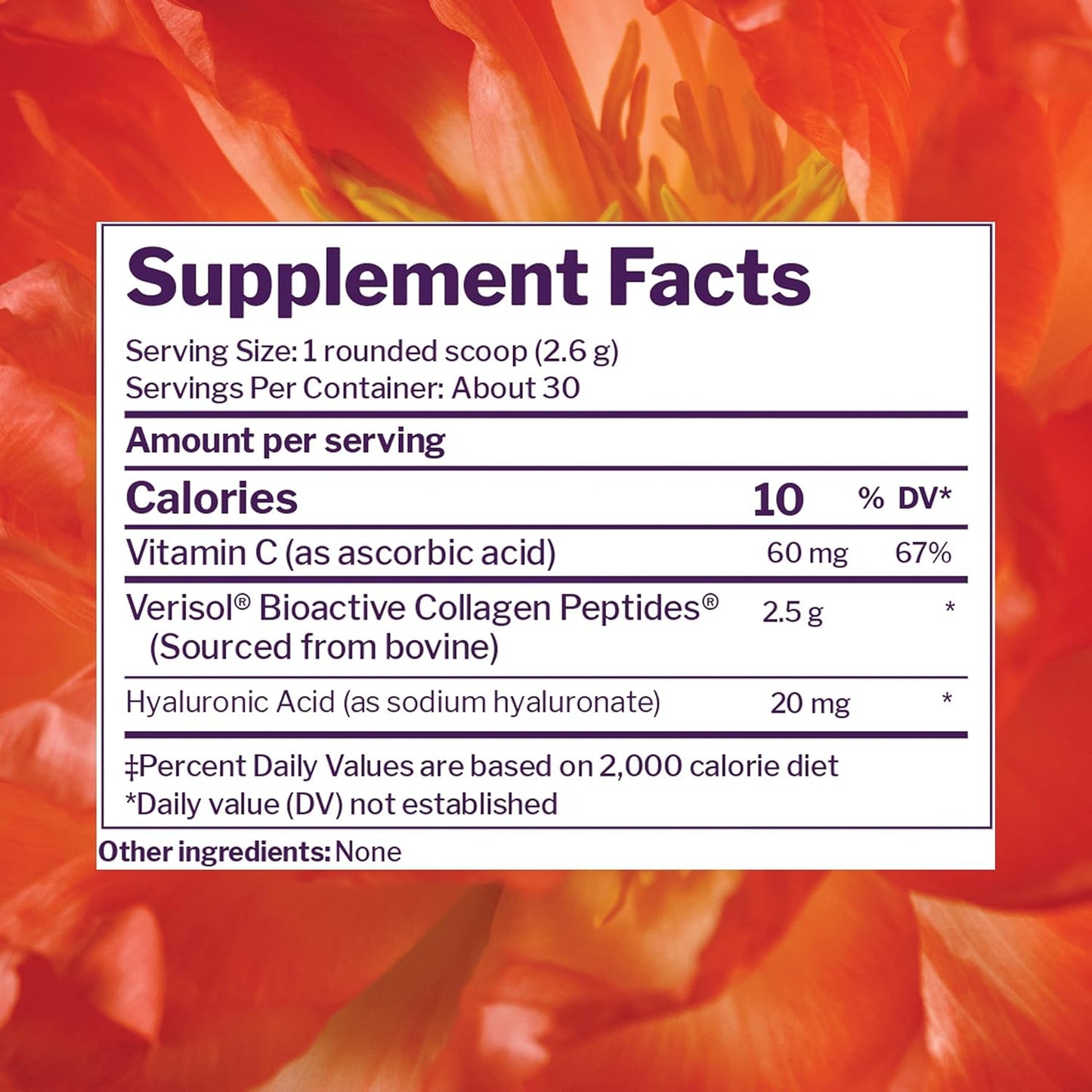 Beauty Collagen Replenish Powder with Hyaluronic Acid & Vitamin C - No-Taste Formula for Skin, Hair, & Cellulite - Easy Mix in Liquid or Smoothie - 2.75 oz