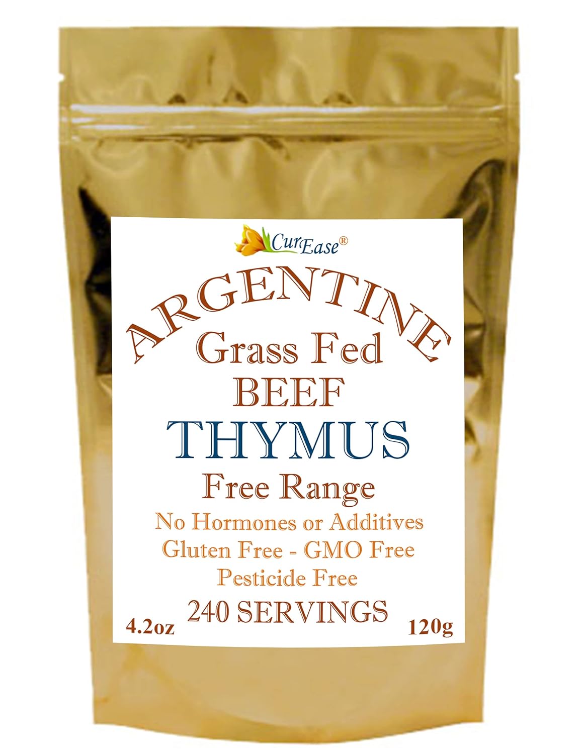 Beef Thymus Powder by CurEase - Natural Supplement for Immune Support