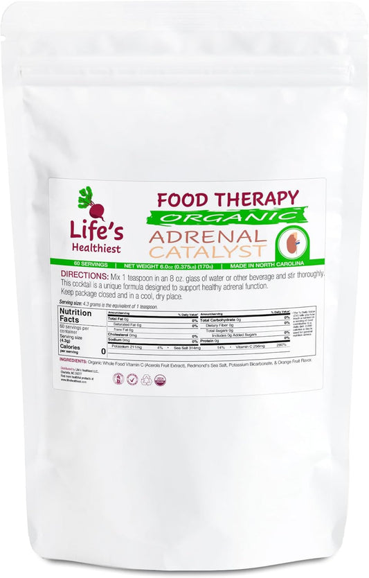 Beet Lady Organic Adrenal Catalyst Whole Food Blend with Real Fruit & Vegetables - Plant-Based, Non-GMO, 6 oz
