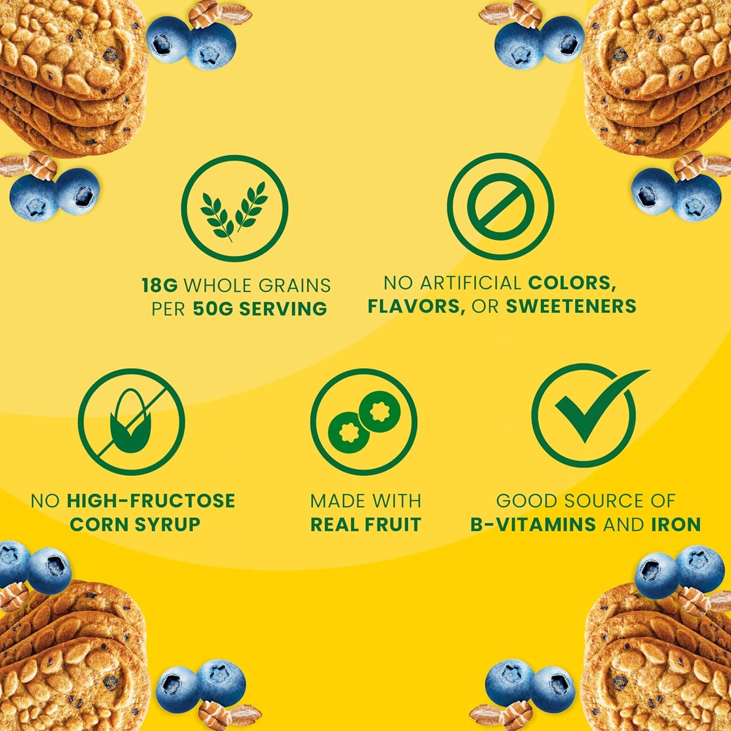 belVita Blueberry Breakfast Biscuits - 30 Packs, 6 Boxes, 4 Biscuits Per Pack