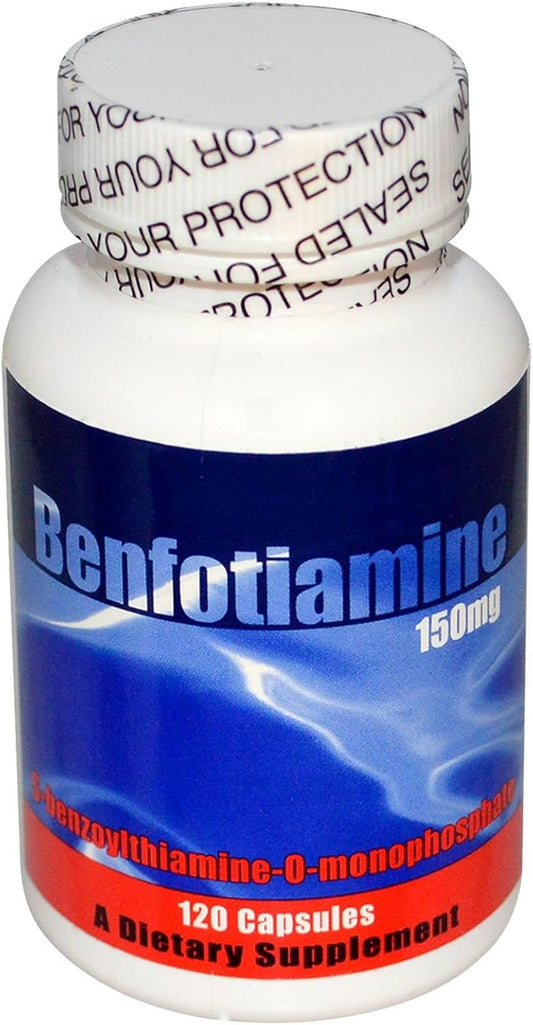 Benfotiamine 150mg Capsules - Pack of 120 by Benfotiamine, Inc.