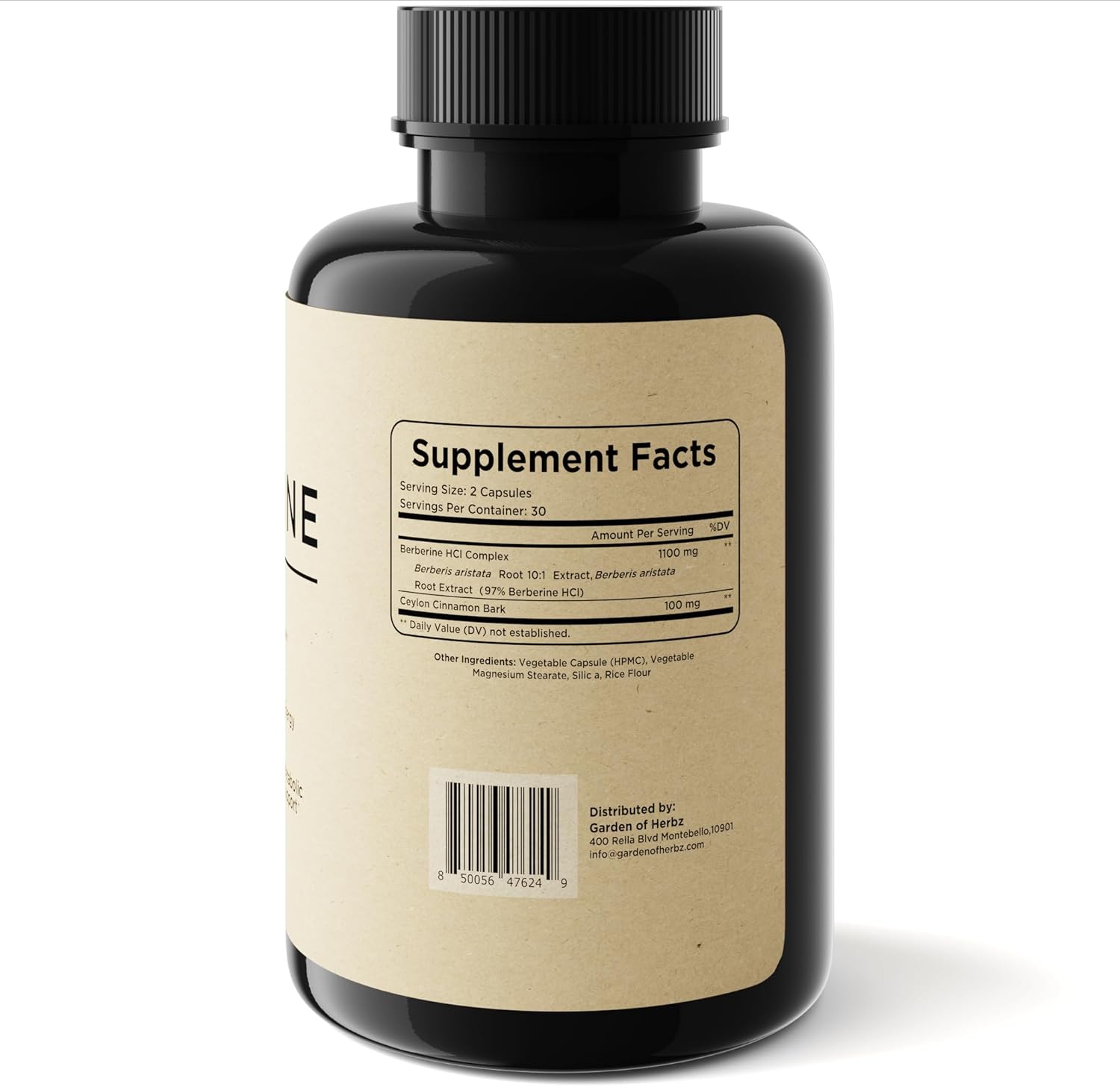 Berberine 1200mg Supplement with Ceylon Cinnamon - Supports Immune System & Weight Management for Men and Women