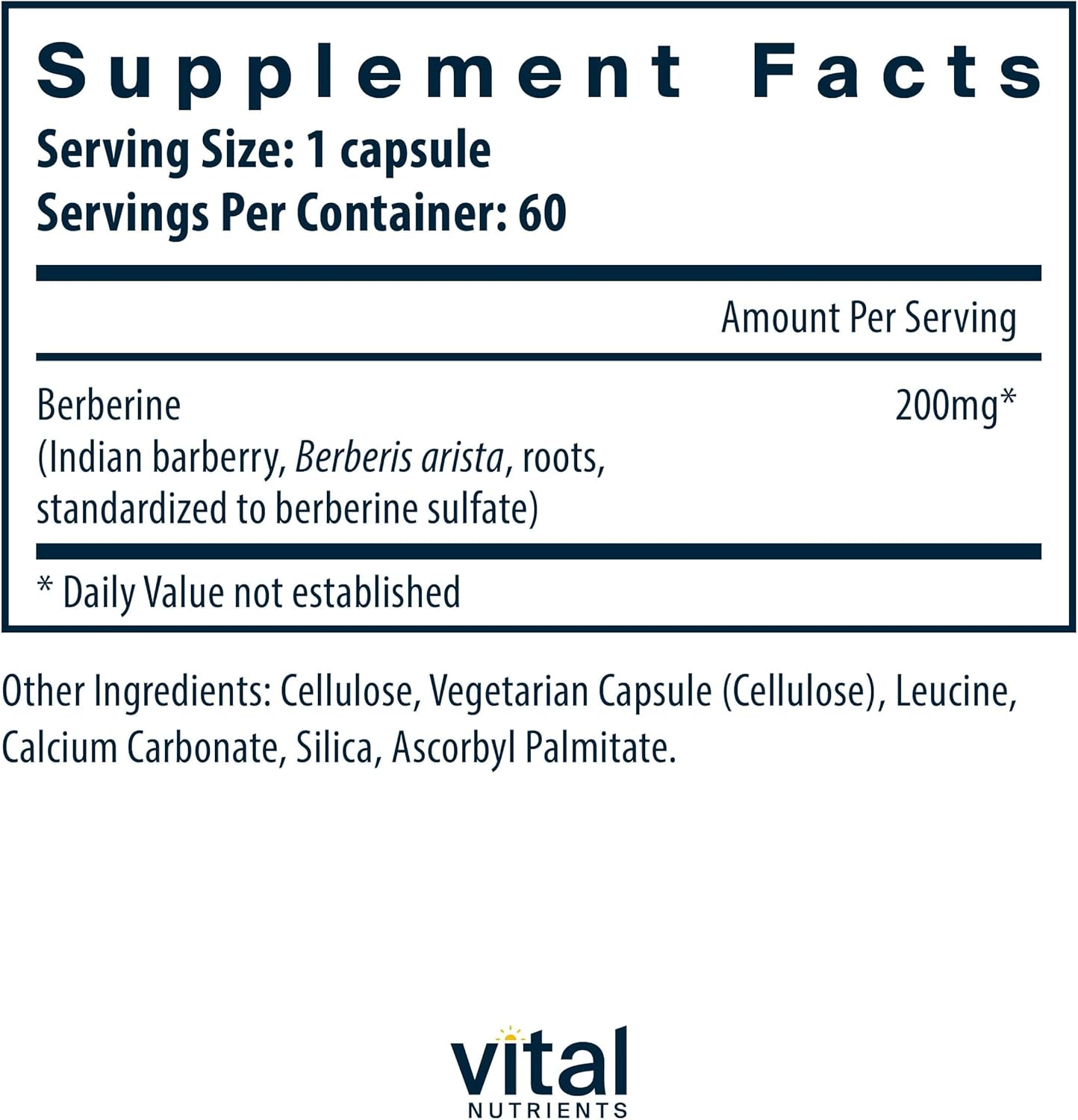 Berberine Capsules 200mg - Supports Healthy Bowel Function & Normal Triglyceride Levels - Vegan, Gluten, Dairy, Soy Free - 60 Count - BoostGo Australia