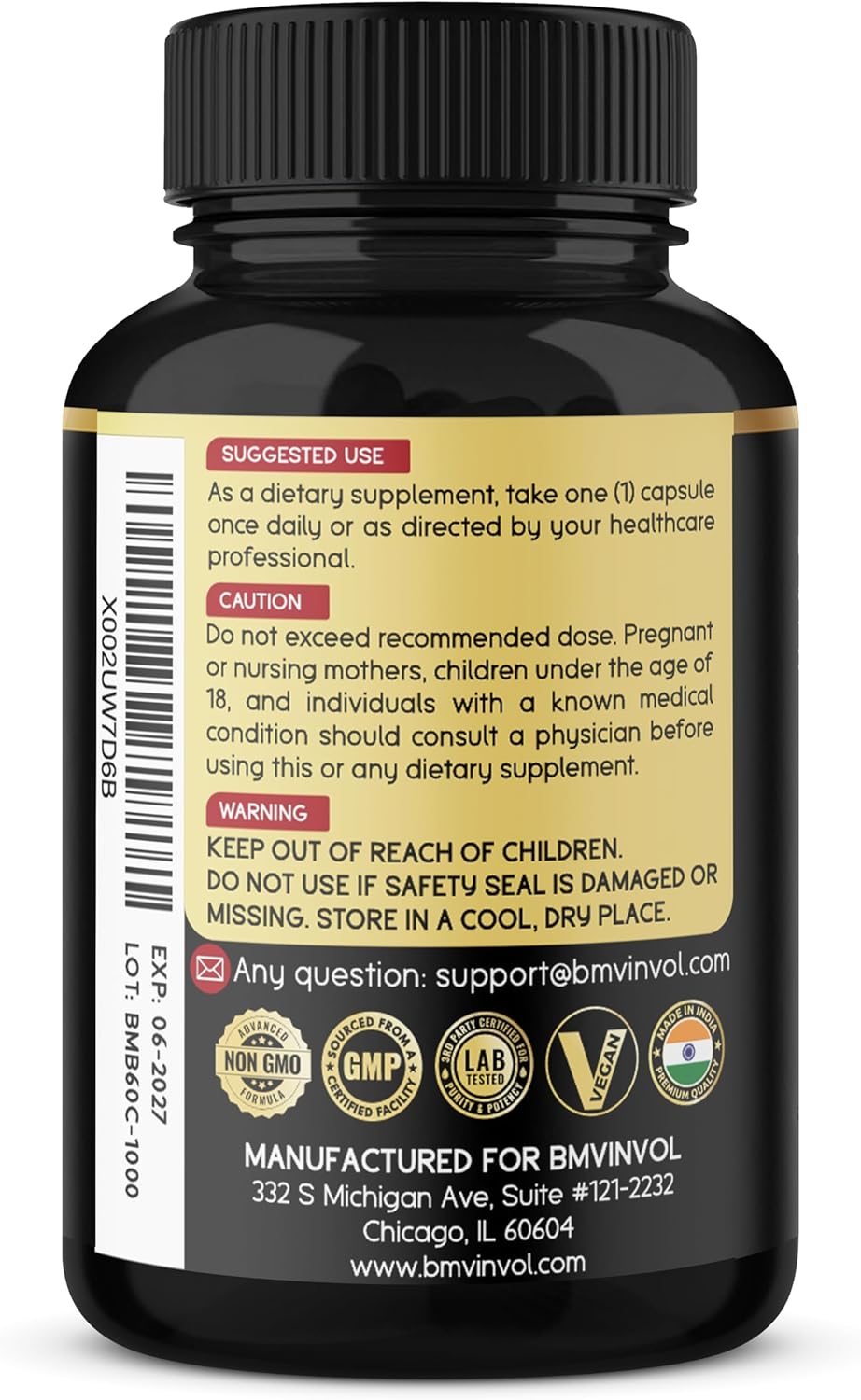 Berberine with Ceylon Cinnamon, Turmeric, Milk Thistle, Artichoke, Black Pepper - 60 Capsules - BoostGo Australia