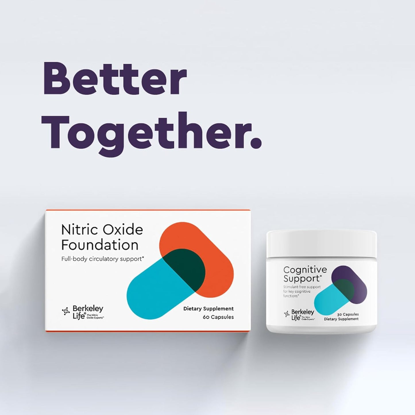 Berkeley Life Memory and Focus Support Supplement for Adults - Cognitive Aid for Memory, Multitasking, and Speed - 60 Capsules