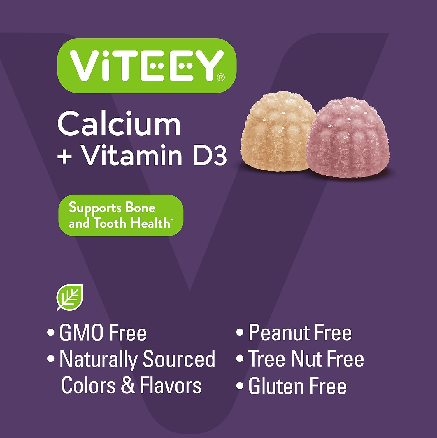 Berry Flavored Calcium Gummies with Vitamin D3 for Bone & Tooth Health - Chewable, Kosher, Gluten Free for Women, Men & Teens - BoostGo Australia