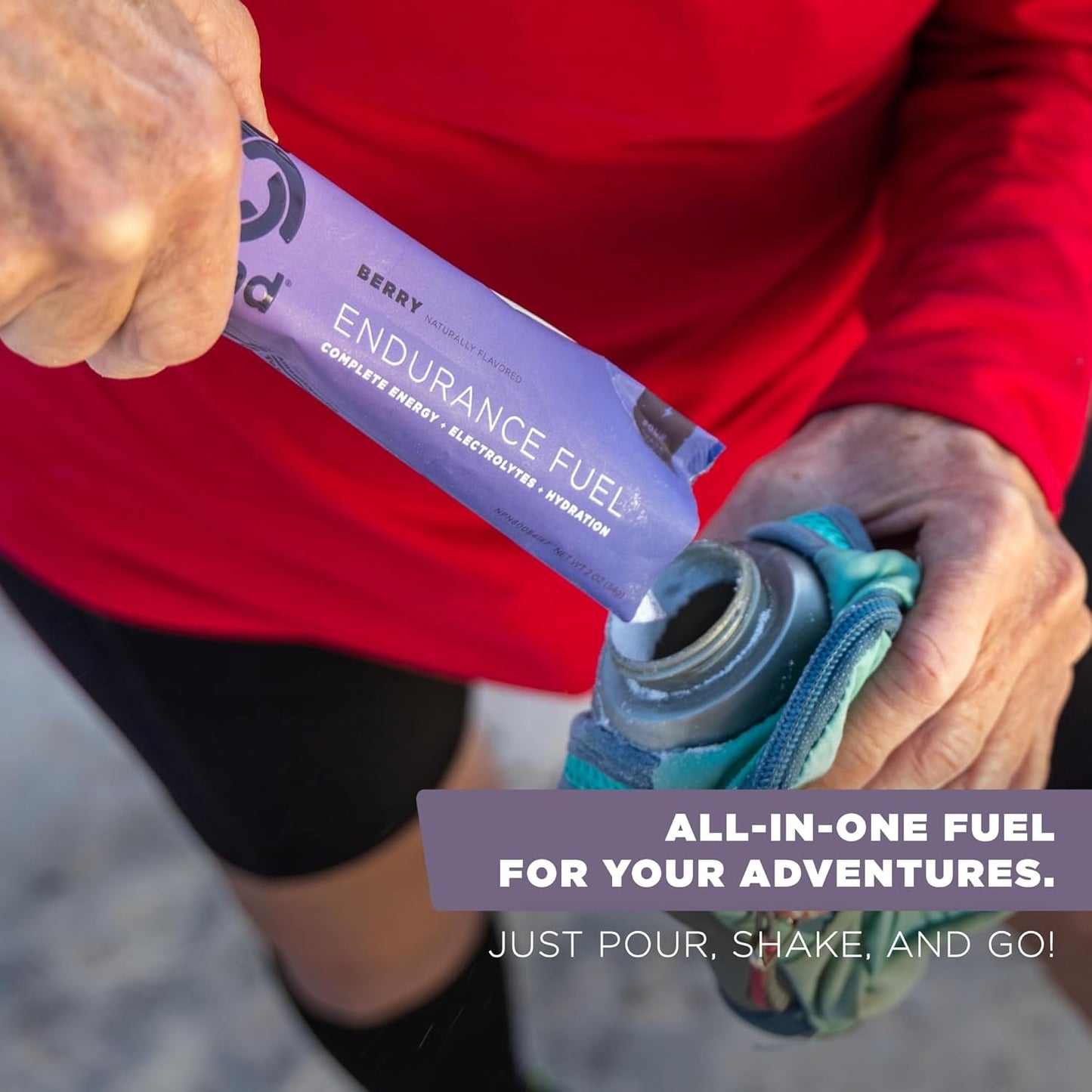 Berry Flavored Tailwind Nutrition Electrolyte Hydration Sports Drink Mix Powder - Gluten-Free & Vegan - 50 Servings