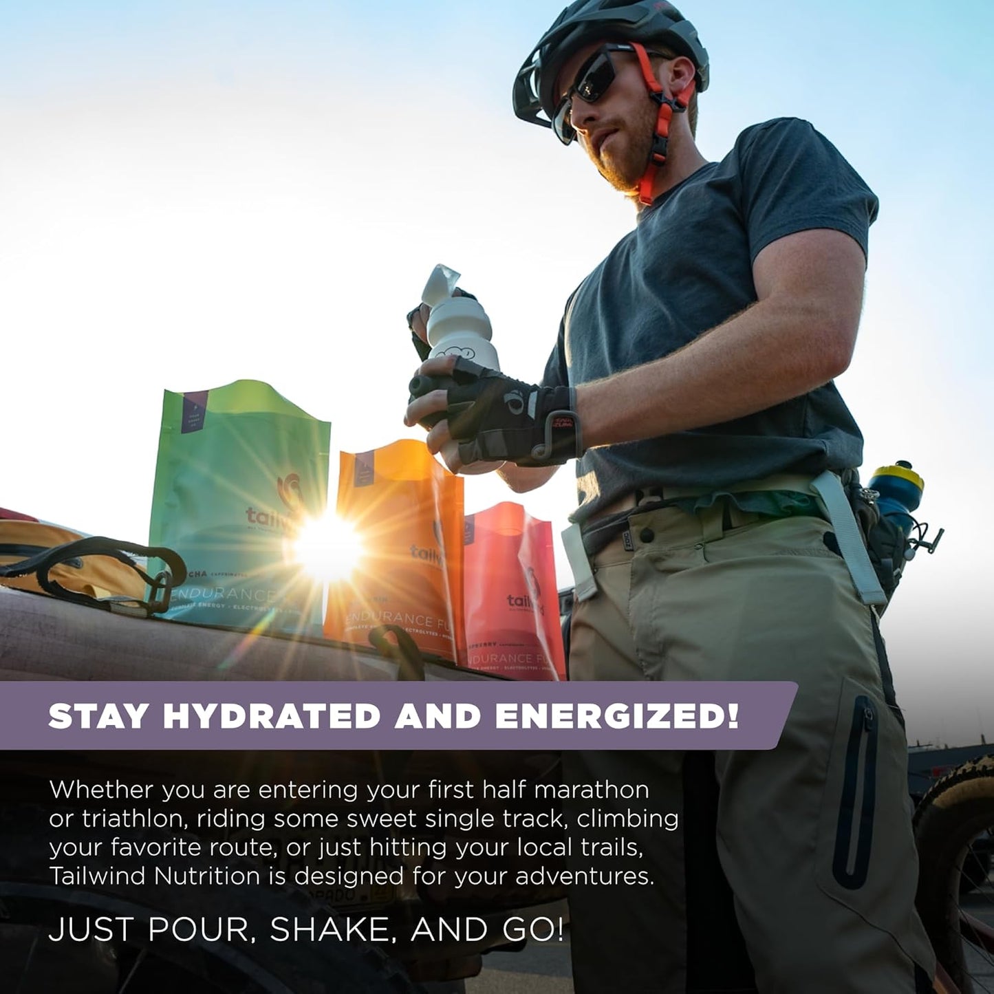 Berry Flavored Tailwind Nutrition Endurance Fuel Powder - 30 Servings, Gluten-Free & Vegan Electrolyte Sports Drink Mix