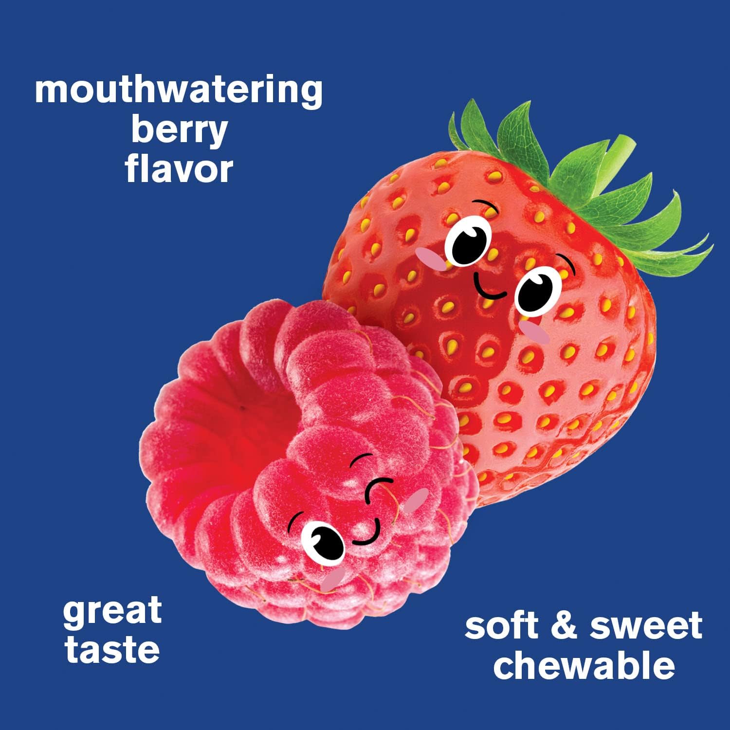 Berry Flavored Vegan Probiotic Gummies for Kids - 10 Billion CFU - Supports Gut Health, Immune System, and Digestion - Non GMO, Gluten Free - 60 Count