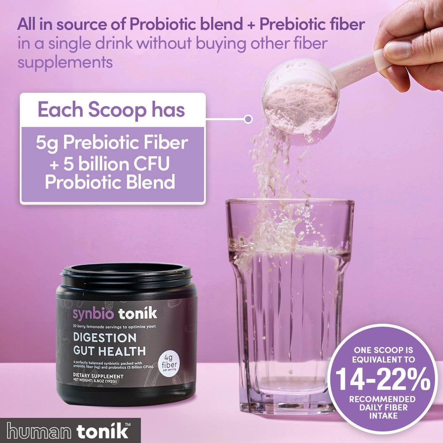 Berry Lemonade Superfood Powder with Probiotics and Prebiotics - SUPERGREEN TONIK