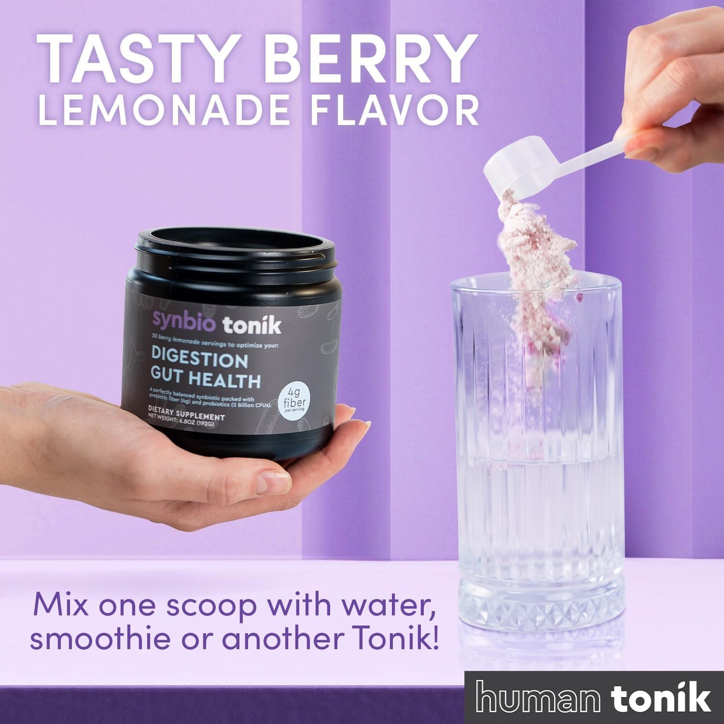 Berry Lemonade Superfood Powder with Probiotics and Prebiotics - SUPERGREEN TONIK