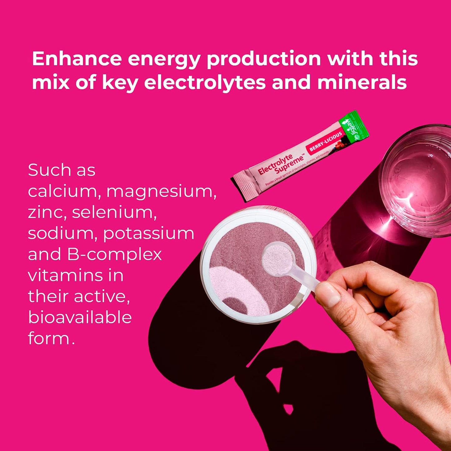 Berry-Licious Electrolyte Supreme Powder with Broad Spectrum Minerals | 60 Servings Jar