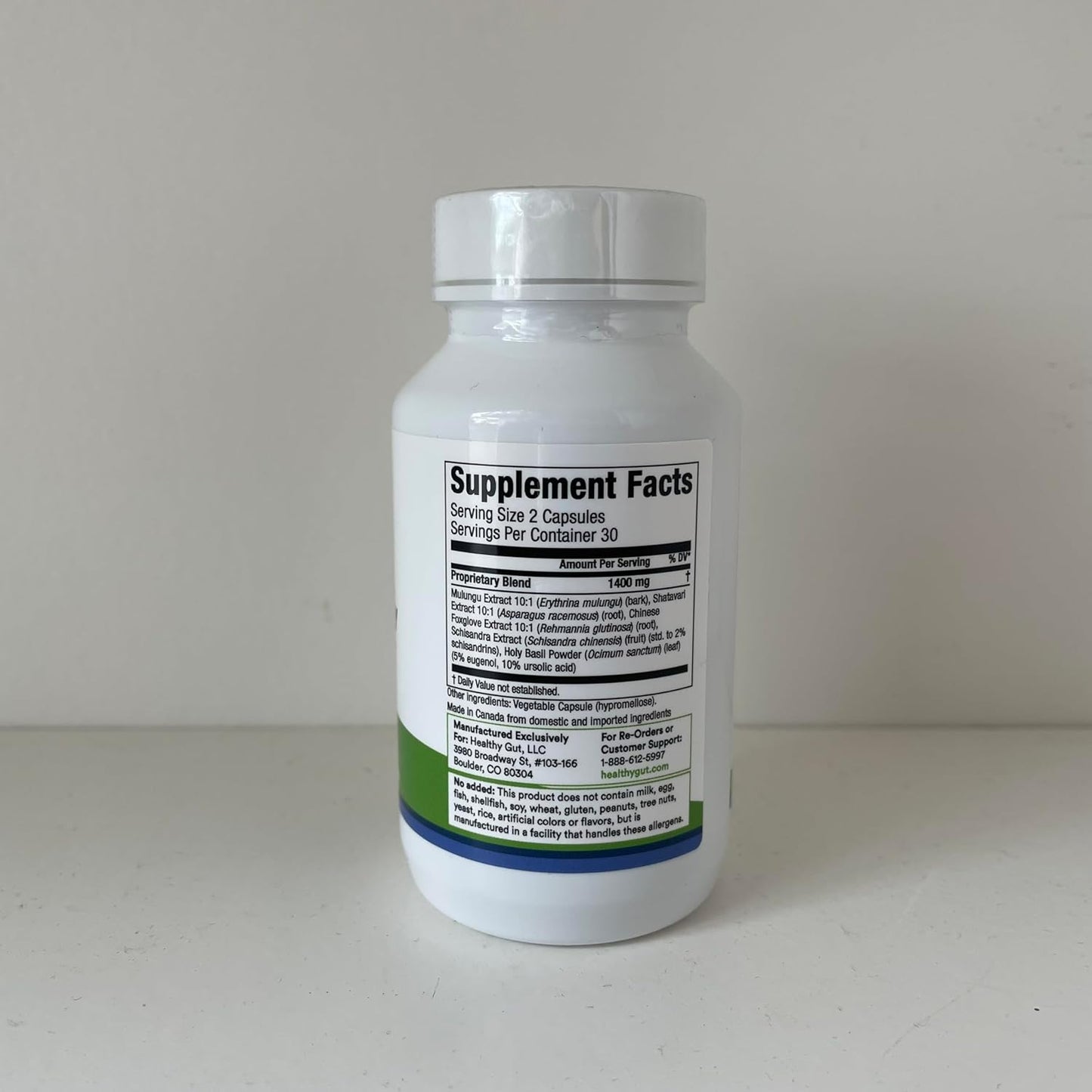 BeSerene Daily: Gut Health and Stress Support Supplement - 30 Servings