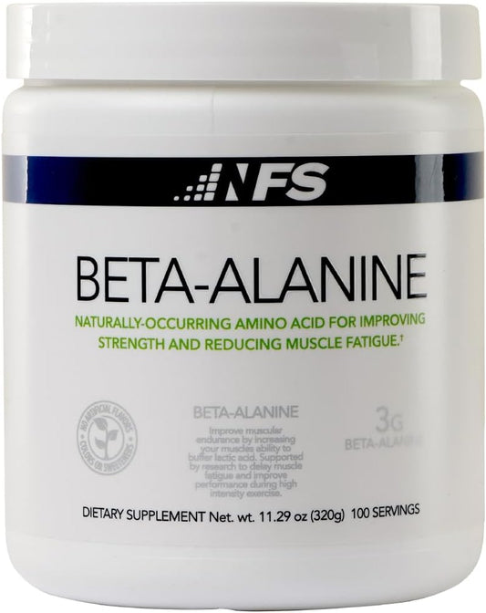 Beta Alanine Muscle Recovery Powder for Reduced Fatigue - 320g Dietary Supplement, Unflavored with No Artificial Sweeteners - Promotes Carnosine Levels in Muscles