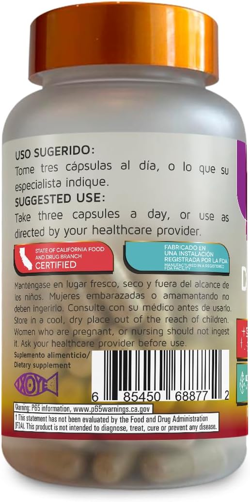Betel Natural Detoxsan Capsules: Liver and Colon Cleanse with 1500 mg per Serving for Total Detoxification