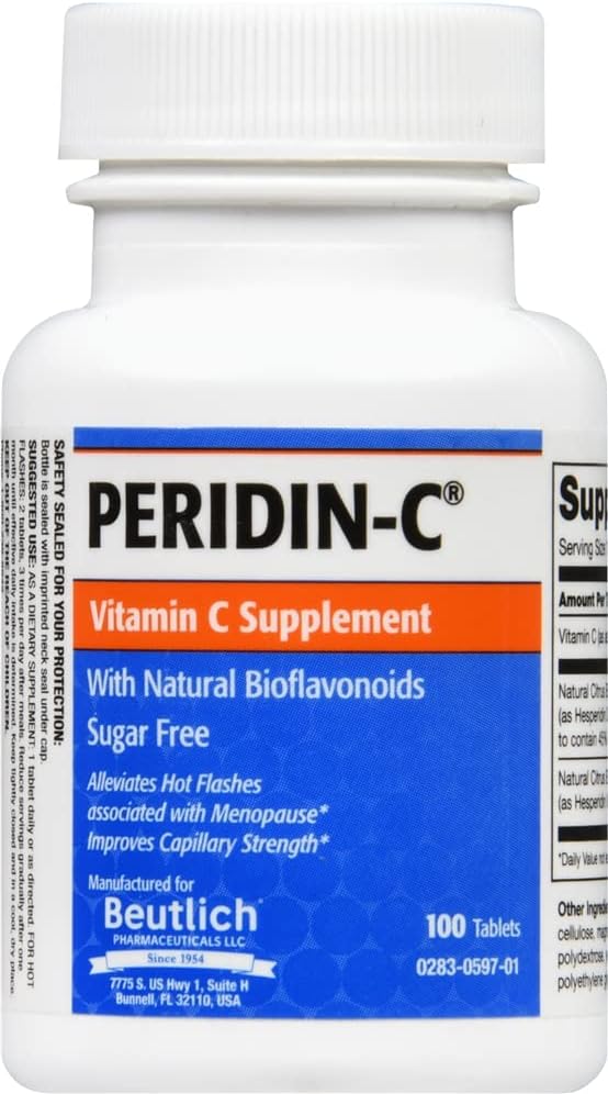 Beutlich Pharmaceuticals Peridin-C Vitamin C Supplement Tablets - 100 Count