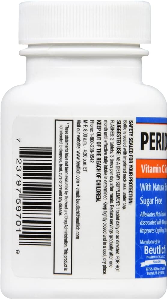 Beutlich Pharmaceuticals Peridin-C Vitamin C Supplement Tablets - 100 Count
