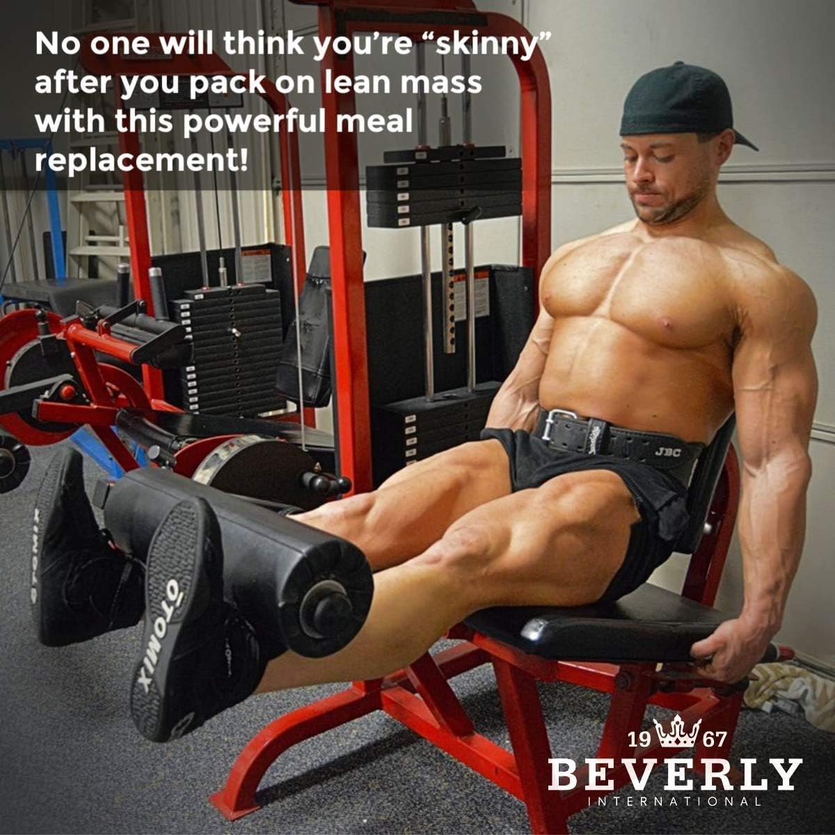 Beverly International Mass Maker Ultra Chocolate 3lb: Lean Mass Builder with Milk Protein Isolate, Whey Protein Isolate, Egg, MCT Oil, Clean Carbs.