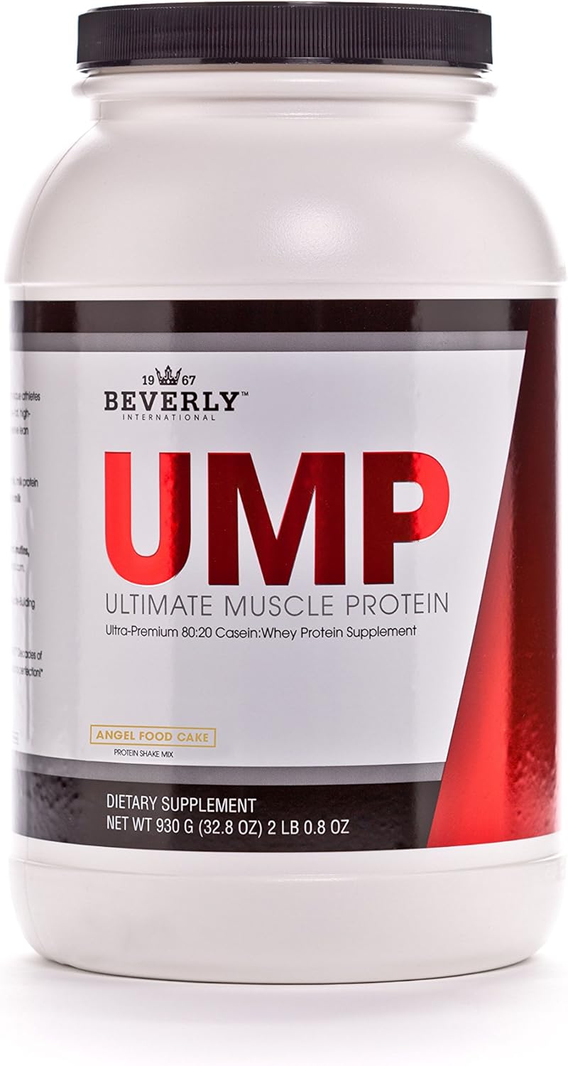 Beverly International UMP Angel Food Cake Protein Powder - Lean Muscle Builder with Easy Digestion (32.8 oz)