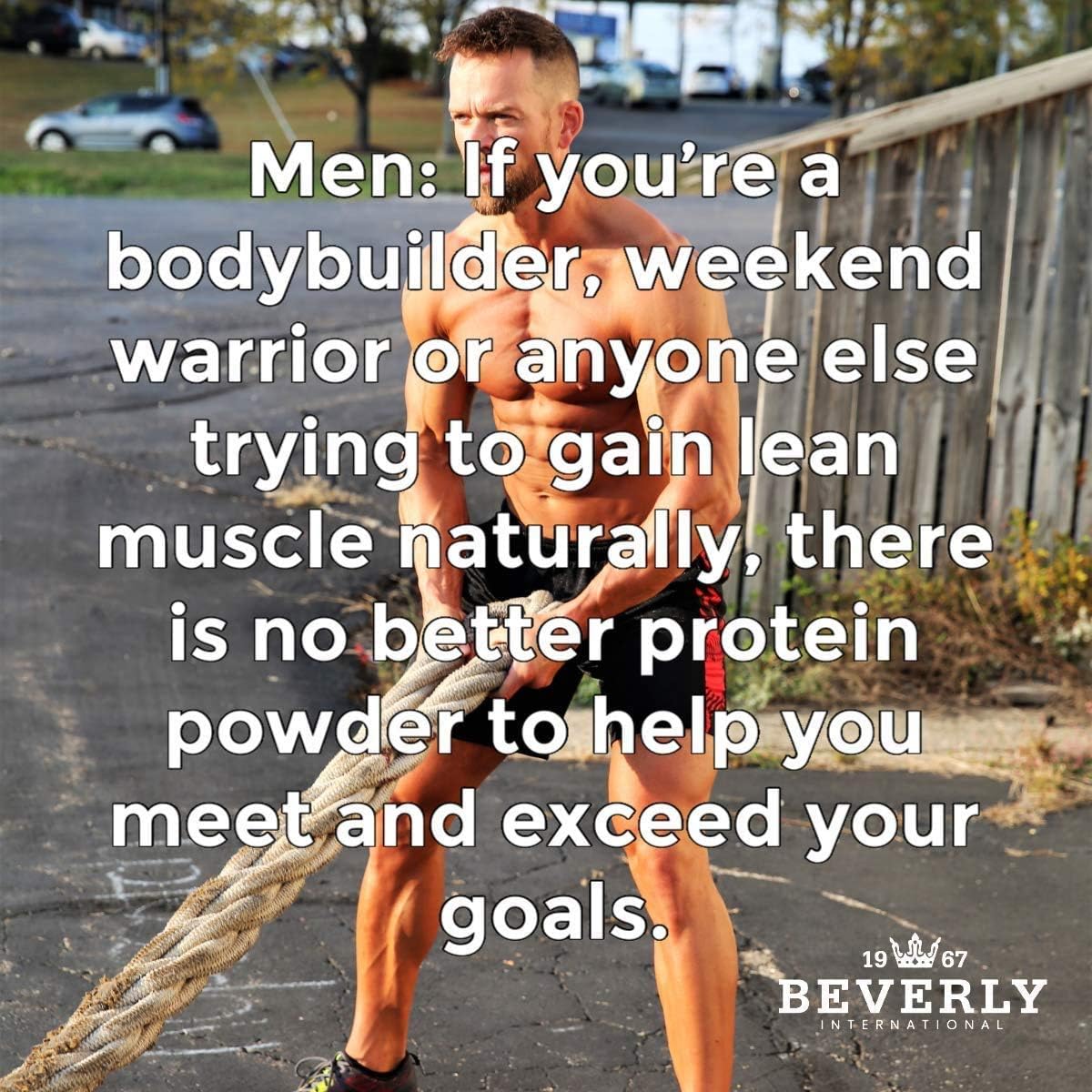 Beverly International UMP Protein Powder, Rocky Road Flavor - Lean Muscle with Whey-Casein Ratio - Digestive Friendly - 2lb Container