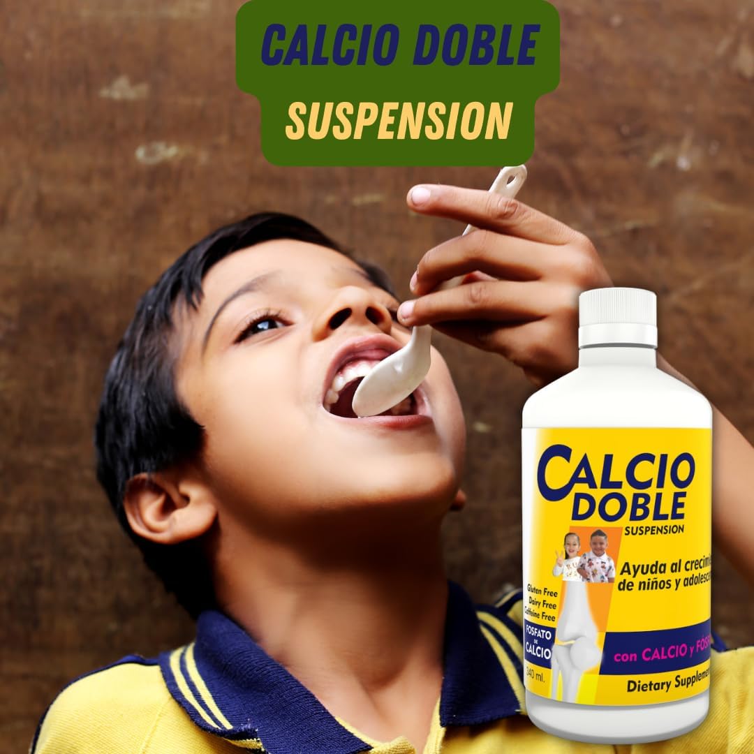 Beyodexa B Calcio Doble for Kids and Teens with Calcium and Phosphorus, 11.5 fl oz