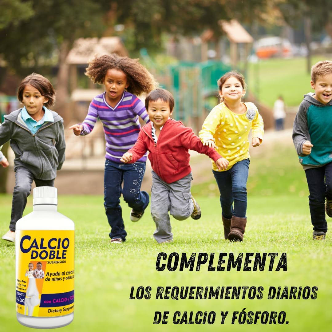 Beyodexa B Calcio Doble for Kids and Teens with Calcium and Phosphorus, 11.5 fl oz