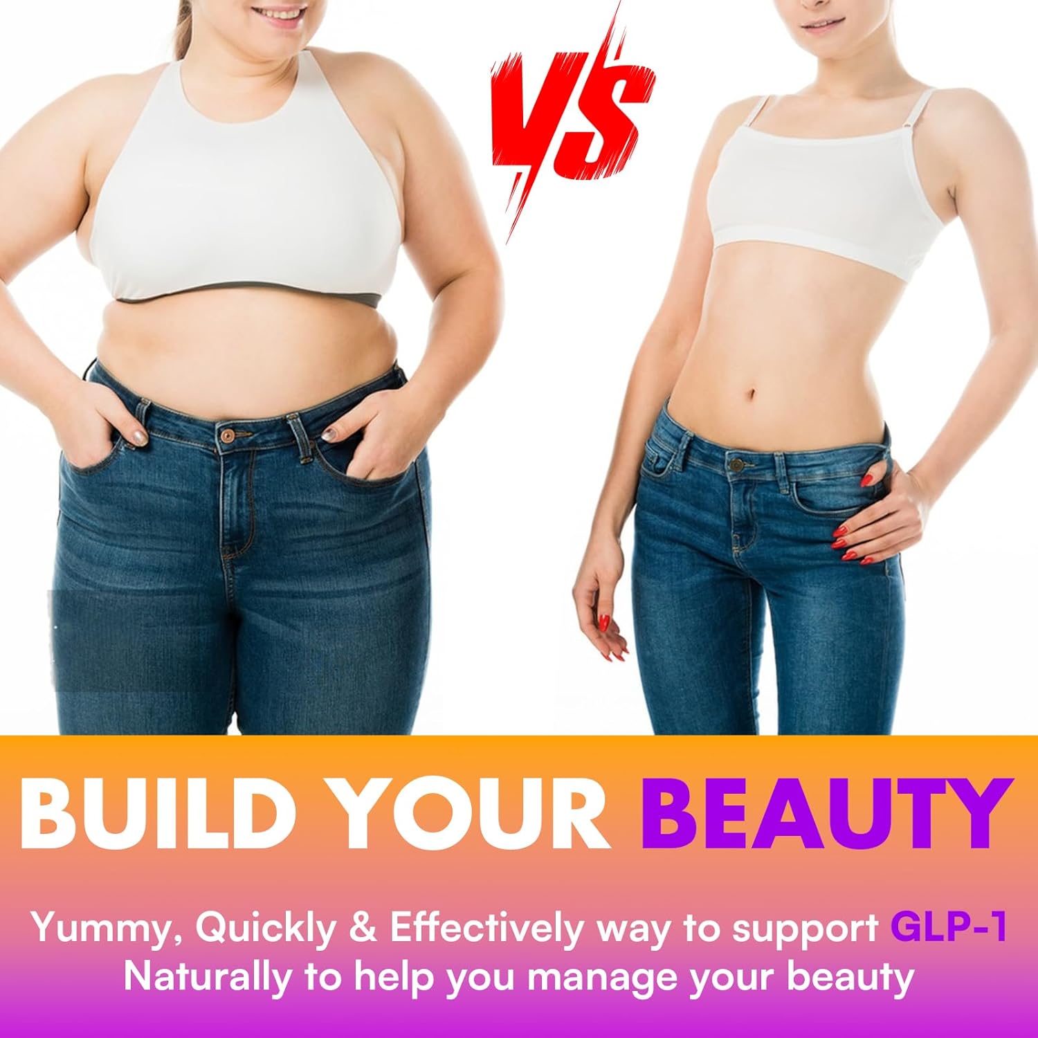 Beyyoly GLP-1 Gummy Supplement with Akkermansia Probiotic, Berberine, and Fiber Support - Yuzu Flavor, Zero-Sugar - 10 Pack for Women and Men