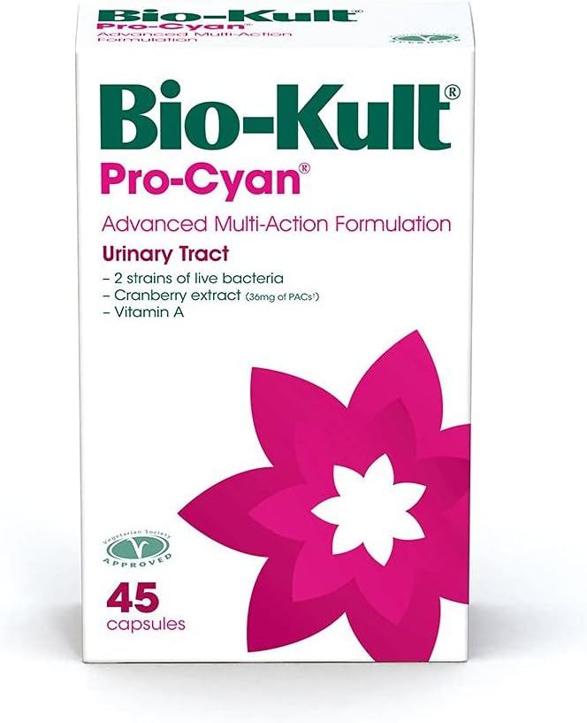 Bio-Kult Pro Cyan Capsules - 45 Easy-to-Swallow Capsules for Gut Health