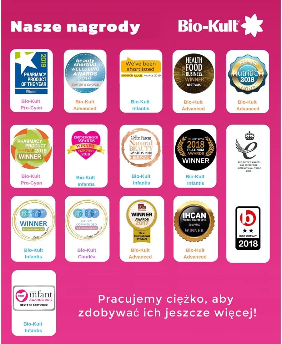 Bio-Kult Pro Cyan Capsules - 45 Easy-to-Swallow Capsules for Gut Health