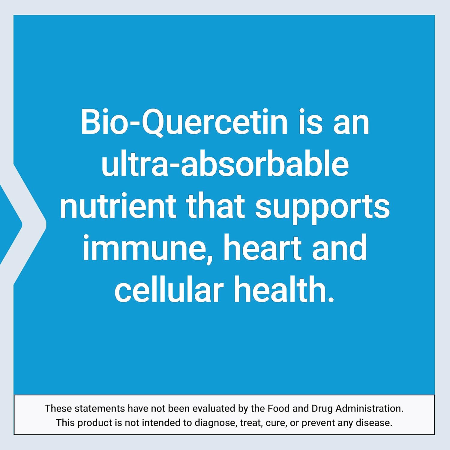 Bio-Quercetin Capsules for Immune & Heart Health Support, Gluten-Free, Antioxidant, 30 Vegetarian Capsules