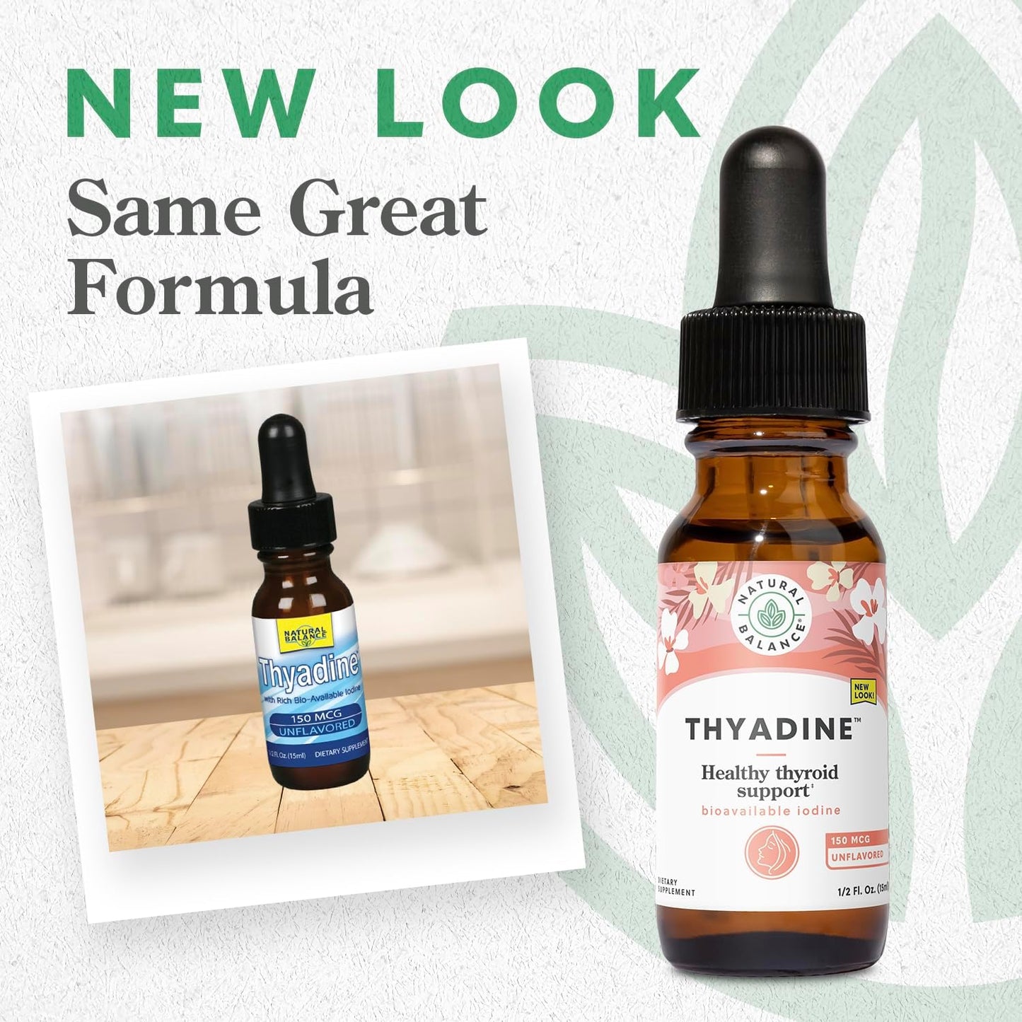 Bioavailable Colloidal Iodine Drops for Maximum Absorption | 150mcg Thyadine Supplement | Unflavored 0.5oz Bottle | Natural Balance