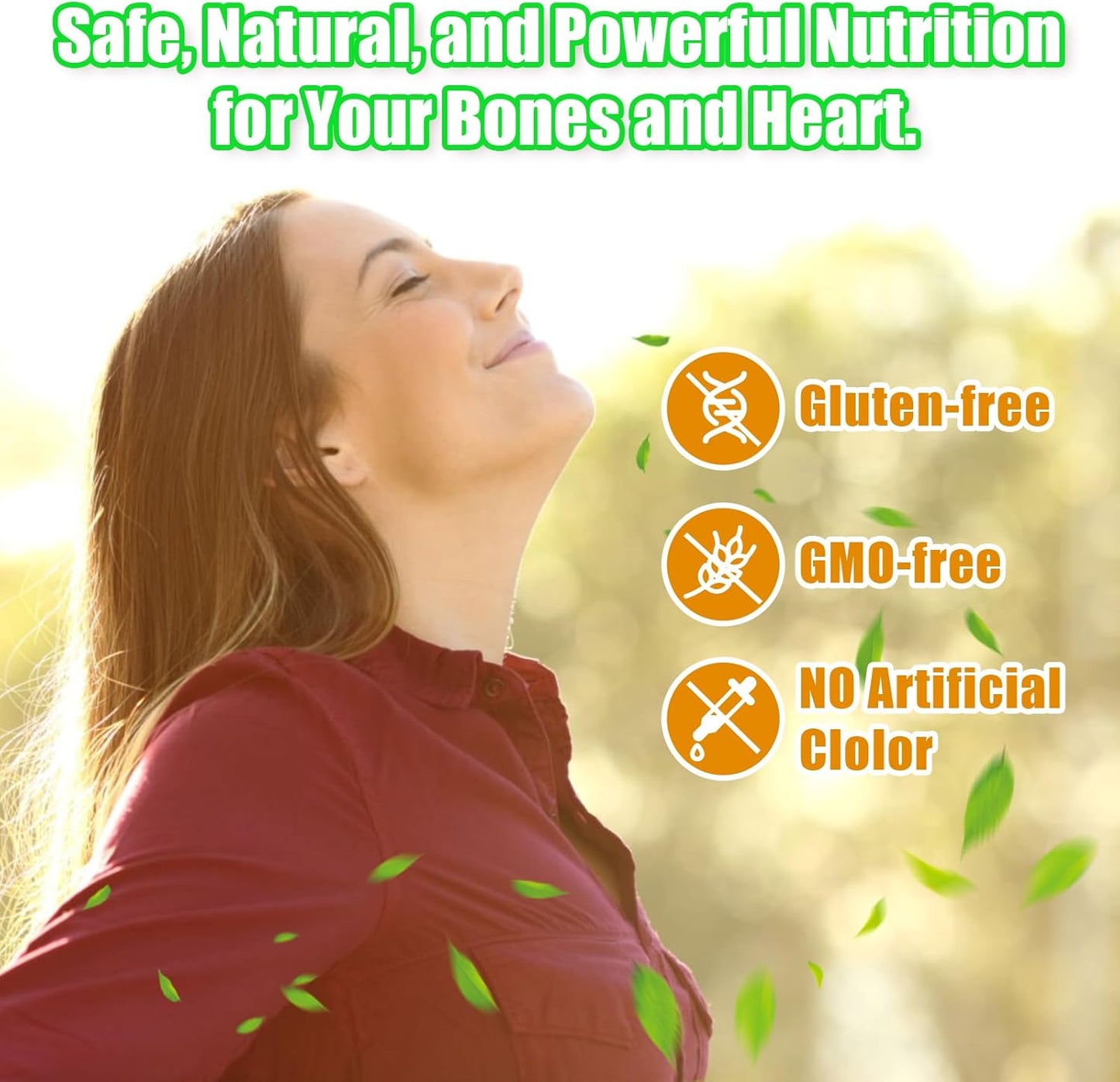 Biobor Natural Vitamin D3 K2 Gummies - 2000 IU D3 & 100 mcg K2, Bone & Immune Health Support - GMO & Gluten Free (Strawberry, 60 Count)