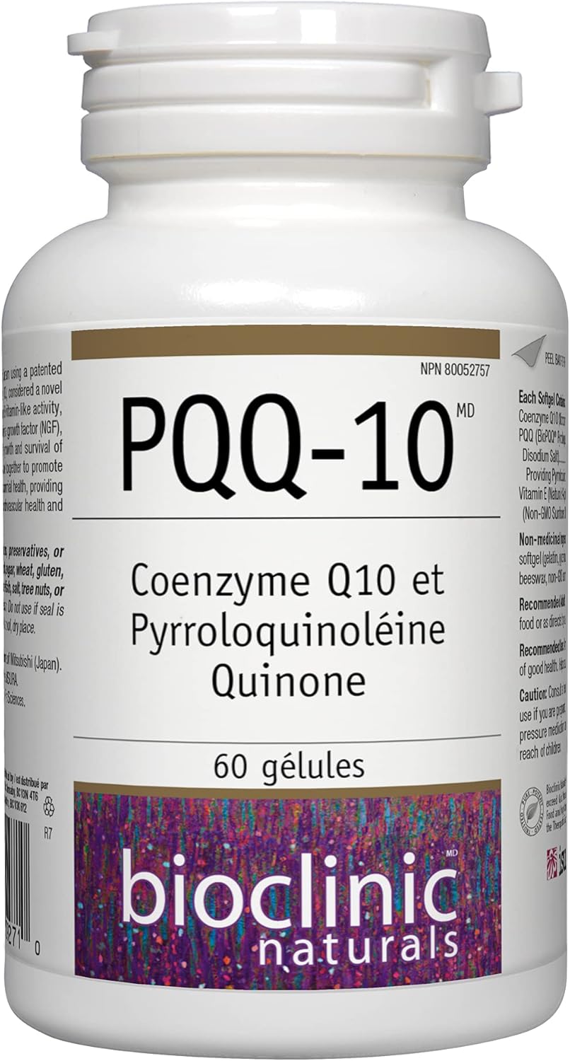 Bioclinic Naturals CerebroVital PQQ-10 Softgels - 60 Count