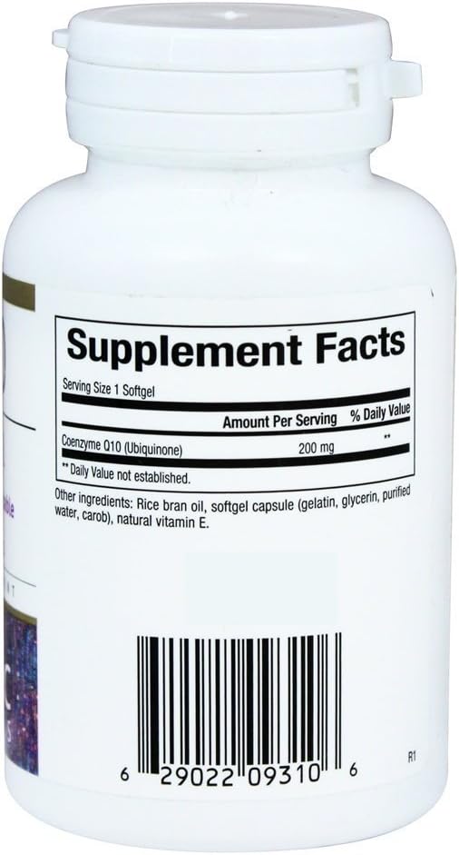 Bioclinic Naturals CoQ10 200 mg Softgels for Cardiovascular Health - 30 Count
