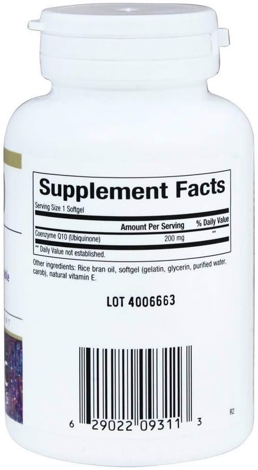 Bioclinic Naturals CoQ10 200mg 60 Softgels - Twin Pack for Heart Health and Energy Support